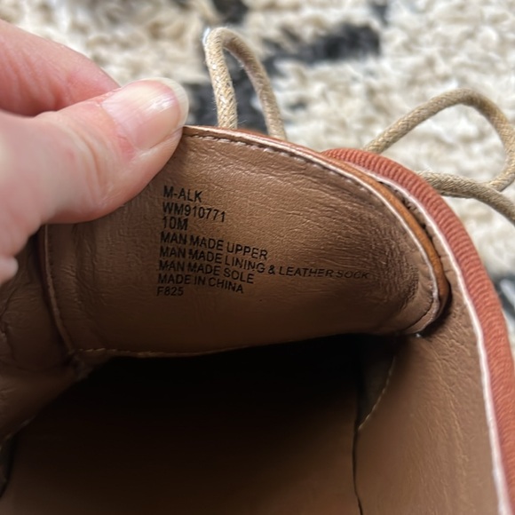 Man’s Madden brown tan, leather dress shoes, size 10 main image 4